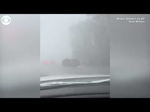 Tornado during Hurricane Idalia flips car in South Carolina