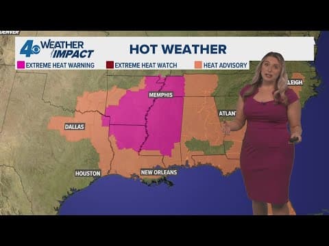 New Orleans Weather: Hot and humid with scattered storms