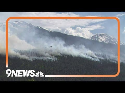 Wildfire burns more than 400 acres near Twin Lakes, Colorado