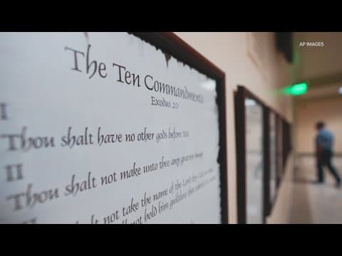 Texas families file suit to block new state law regarding Ten Commandments