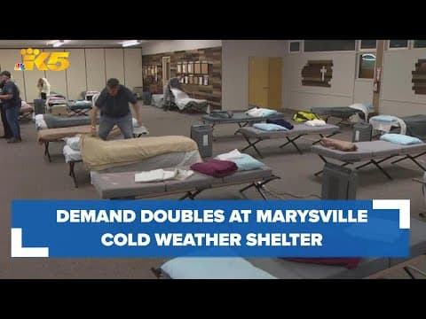 Marysville cold weather shelter sees greater demand