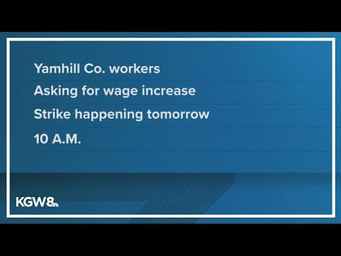 Yamhill County workers to go on strike Friday citing unfair wages