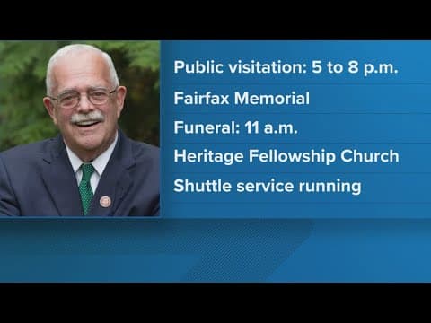 Public visitation held on Memorial Day for Congressman Gerry Connolly