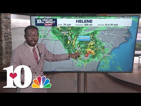 Hurricane Helene makes landfall in Florida overnight