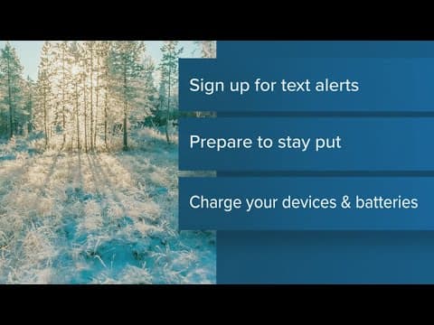 Ways to prepare for bitter freeze