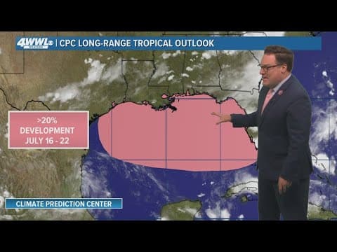 Wednesday 10 PM Tropical Update: Later next week, attention will turn to the northern Gulf of Mexico