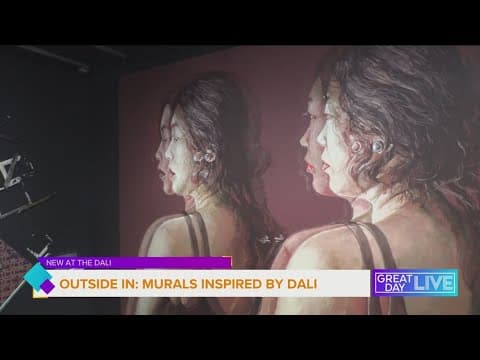 Murals inspired by Dali