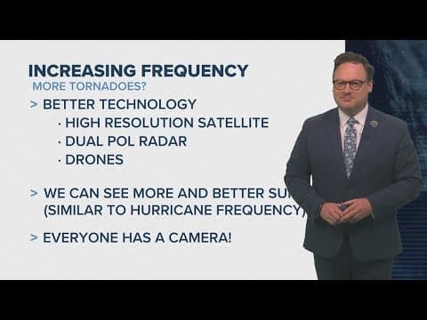 More tornado clusters identified. WWL Louisiana's Chris Franklin explains why