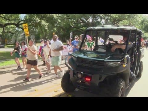 Houstonians join protests over ICE raids and deportations