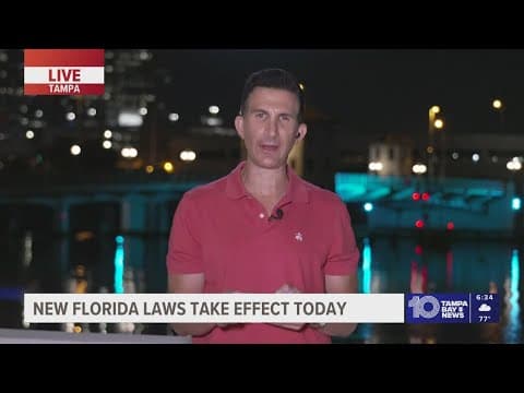 Florida rolling out new laws starting Oct. 1