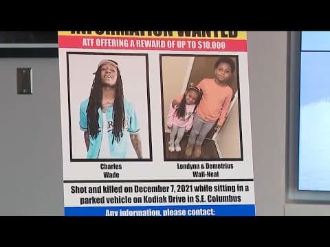 Reward offered in 2021 shooting deaths of 2 young siblings, 22-year-old man