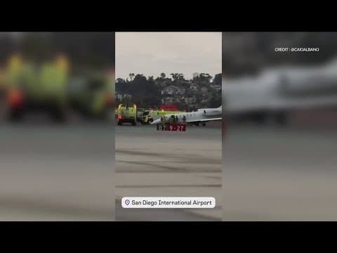San Diego International Airport reopens following plane emergency on runway
