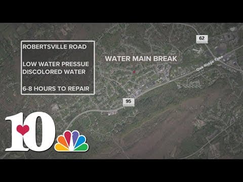 Oak Ridge crews working to repair water main break on Robertsville Road