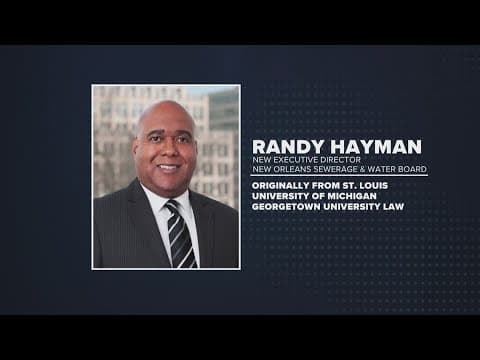 The Breakdown: The Sewerage and Water Board has tapped a new executive director