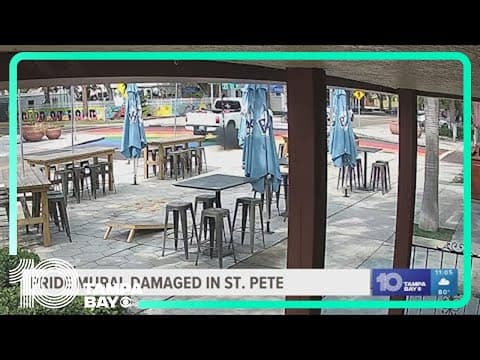 St. Pete Pride mural vandalized; investigation underway