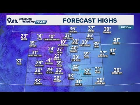 Latest forecast | Denver area temperatures finally back above freezing