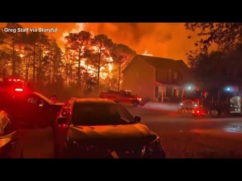 Wild fires burning across North and South Carolinas