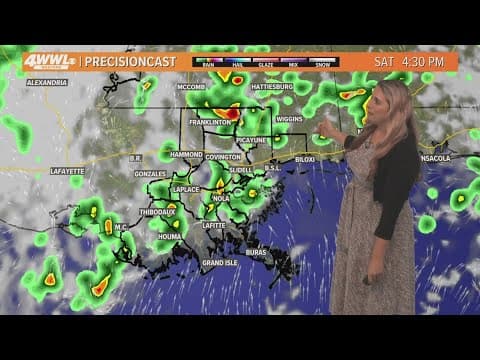 New Orleans Weather: Hot and muggy with scattered storms this weekend