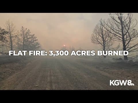 Level 3 evacuation orders issued as fire burns in central Oregon