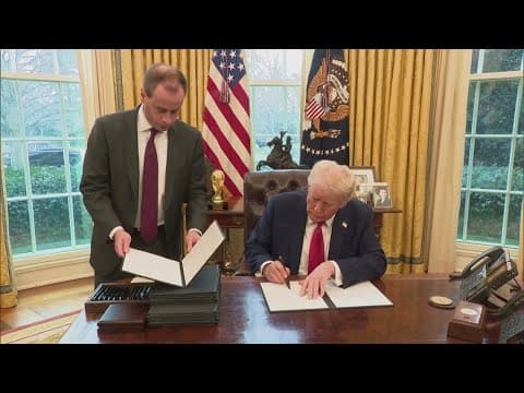 President Trump signing executive order to get rid of Department of Education
