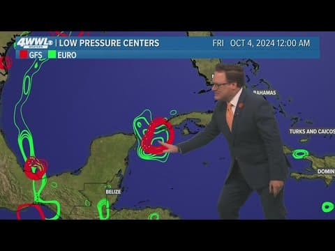 Monday 5 PM Tropical Update: Hurricane Center says 40% chance of development
