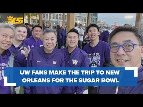 'Worth every penny': UW fans make the trip to New Orleans to watch the Huskies in the Sugar Bowl