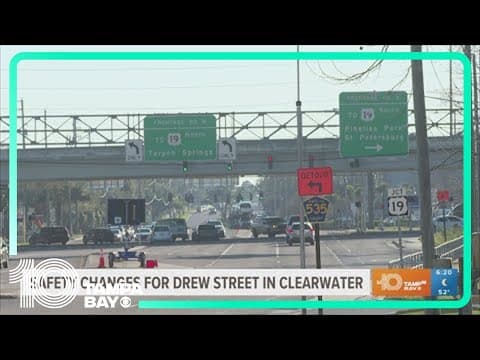Changes to Drew Street in Clearwater aims to make road safer