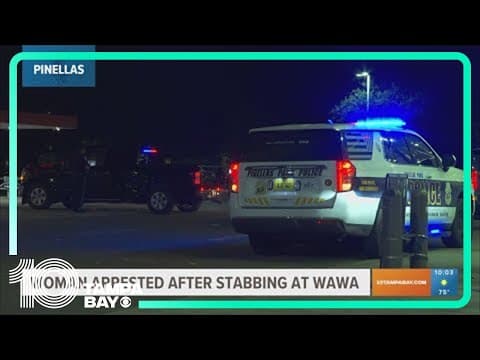 Woman arrested after stabbing at Wawa