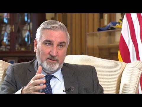 Gov. Eric Holcomb talks legacy and plans for final year in office I Extended Interview