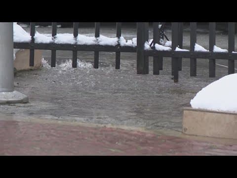 Roadway reopens after water main break leaves gaping hole in Knowles Ave.