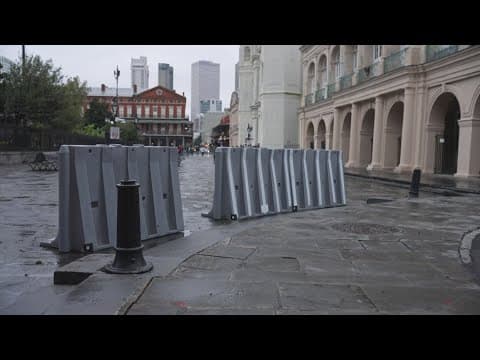 New details in protective barricades around Jackson Square in wake of Bourbon St. attack in New Orle