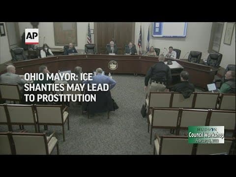Ohio mayor quits after saying ice shanties may bring prostitution