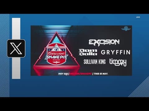 Indy 500 Snake Pit announces headliners Excision, Dom Dolla, Gryffin