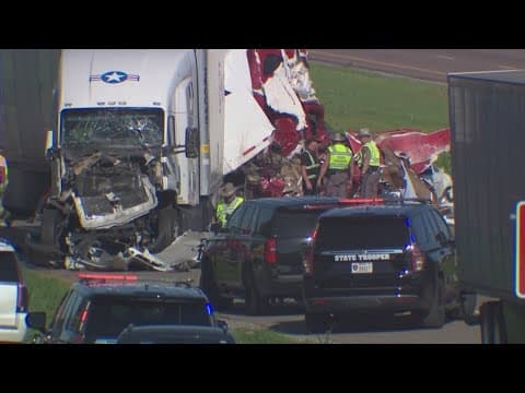 NTSB launches investigation into 'mass casaulty' crash on I-20 caused by trucker asleep at the wheel