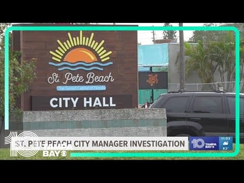 St. Pete Beach city manager under investigation