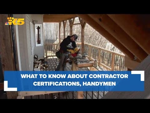 BBB warns Washingtonians about contractor certifications, state requirements