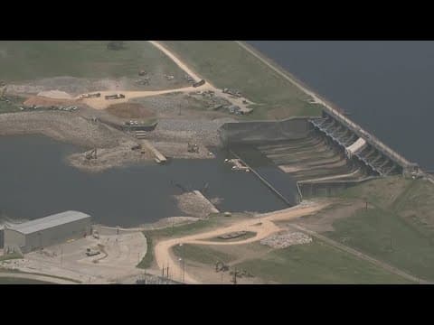 Repairs at Lake Livingston Dam completed