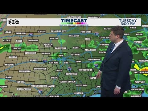 DFW Weather: Chances of rain early next week