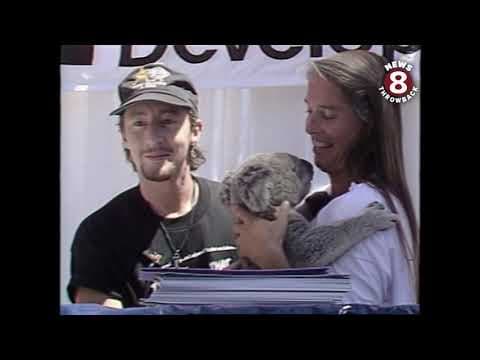 Julian Lennon talks to News 8 in San Diego 1989