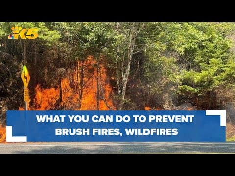 Fire risks remain across Washington state: What you can do to prevent brush fires, wildfires