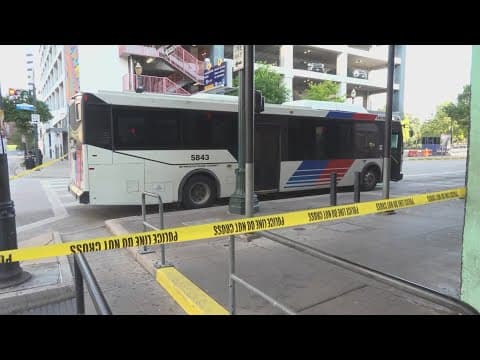 Man hit, killed by METRO bus in downtown Houston