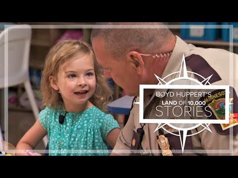 On first day of school, state trooper escorts kindergartener whose life he helped save five years ea
