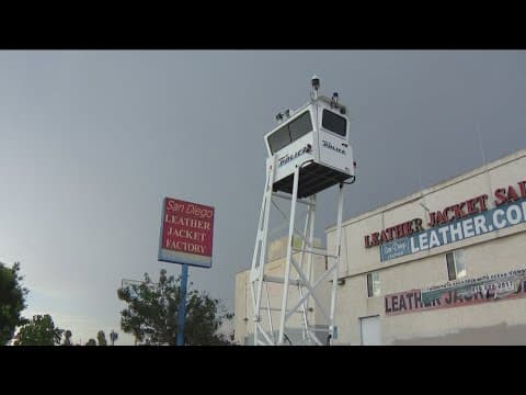 National City PD puts up surveillance tower to combat sex work