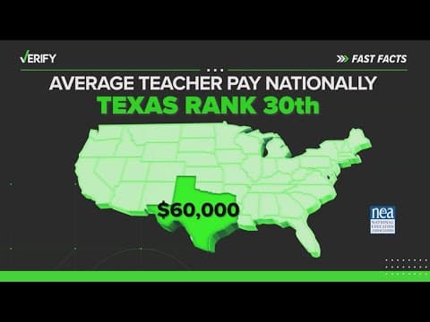 What we can VERIFY about teacher pay in Texas