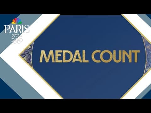 Paris Olympics medal count: United States, China tied with 33 gold medals