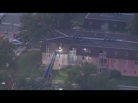 2-alarm apartment fire extinguished in Montgomery Village