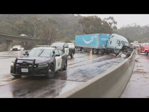 Strong San Diego storm causes accidents, flooding