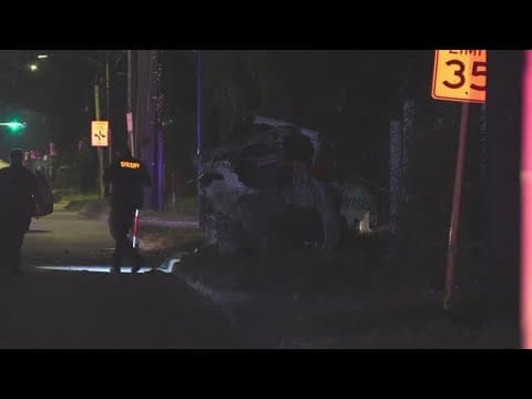 'It's concerning' | Unsafe speed blamed for deadly crash that split car in east Harris County