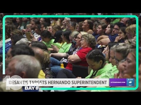 DeSantis admin wants Hernando County votes to decide if new superintendent should be elected or appo