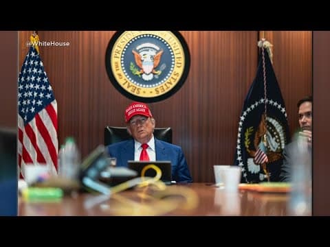 President Trump says Israel and Iran have agreed to ceasefire